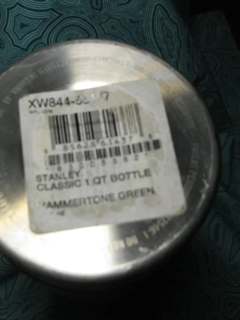 Stanley Pendleton Classic 1qt Bottle Hammertone Green